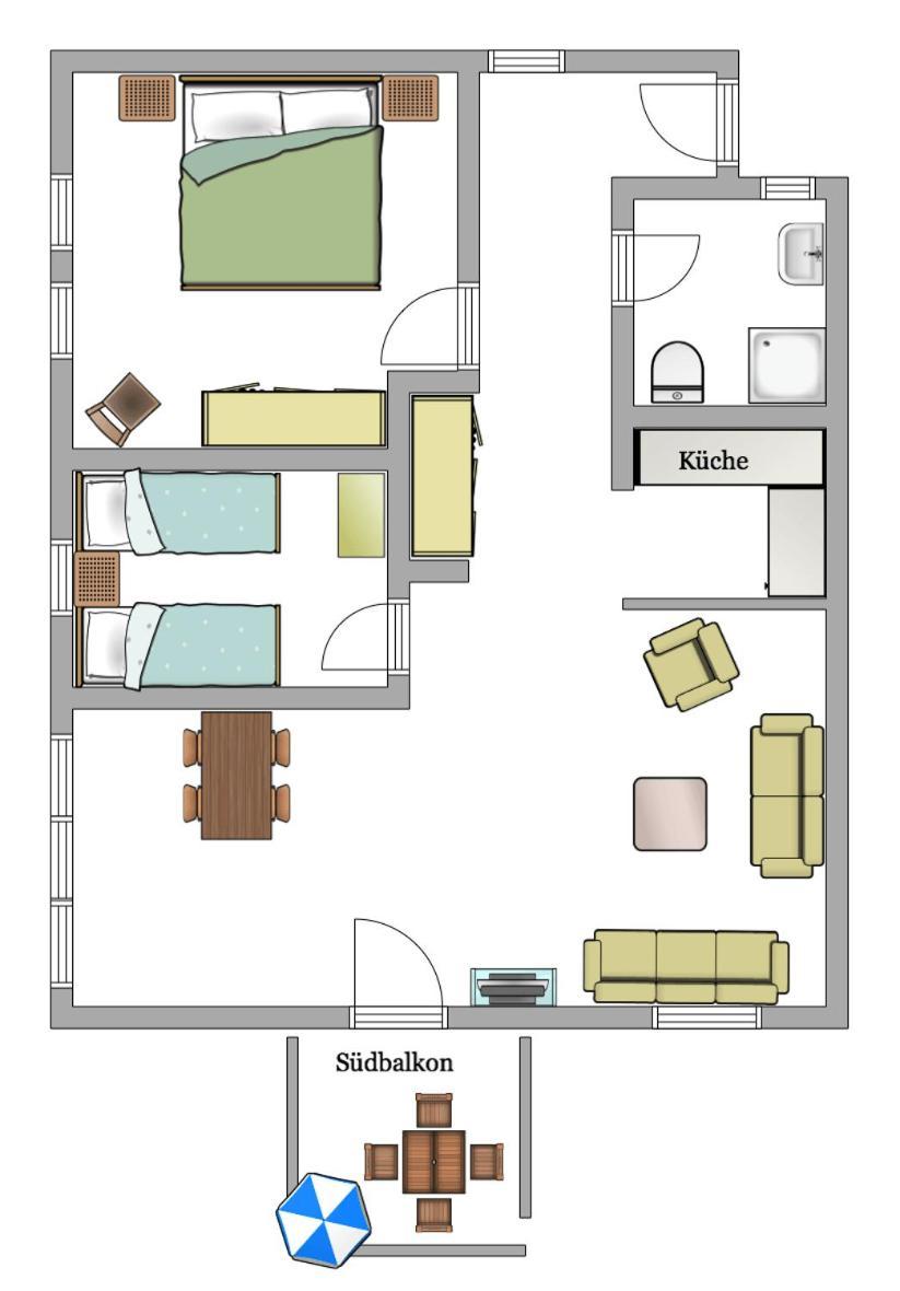 Haus Seeschwalbe Ferienwohnungen Goehren  Dış mekan fotoğraf